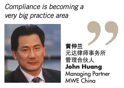 John Huang, Managing Partner, MWE China
