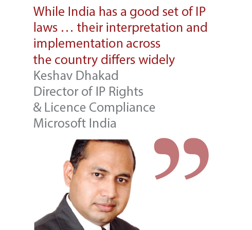 Keshav Dhakad Director of IP Rights & Licence Compliance Microsoft India