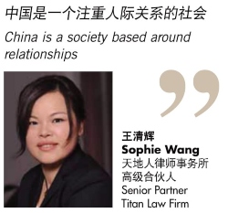 Sophie Wang 王清辉, Titan Law Firm 天地人律师事务所, Senior Partner 高级合伙人 