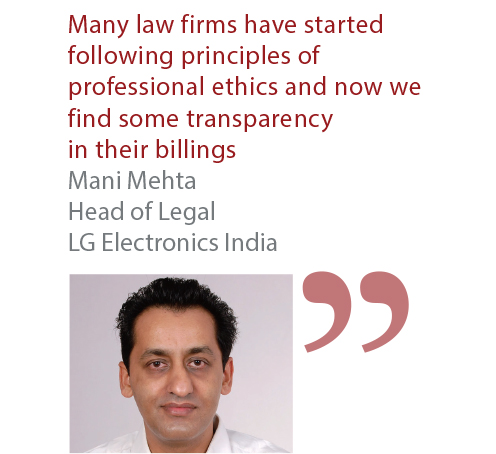 Mani Mehta Head of Legal LG Electronics India