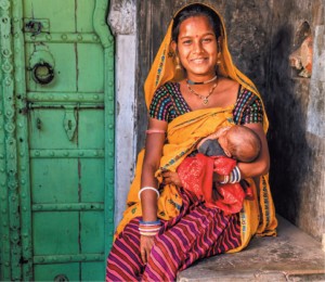 Young_Indian_woman_with_baby