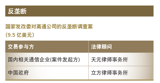 国家发改委对高通公司的反垄断调查案