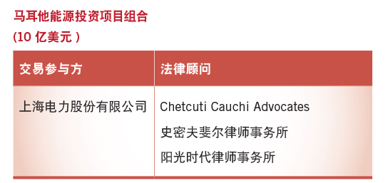 马耳他能源投资项目组合