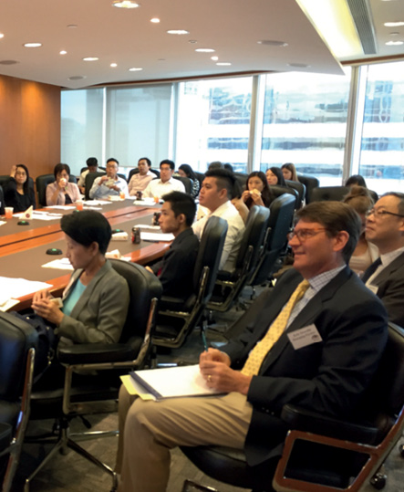 Members at October’s session on cross-border trade litigation.