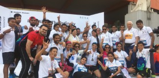 SS Rana races in Delhi half marathon