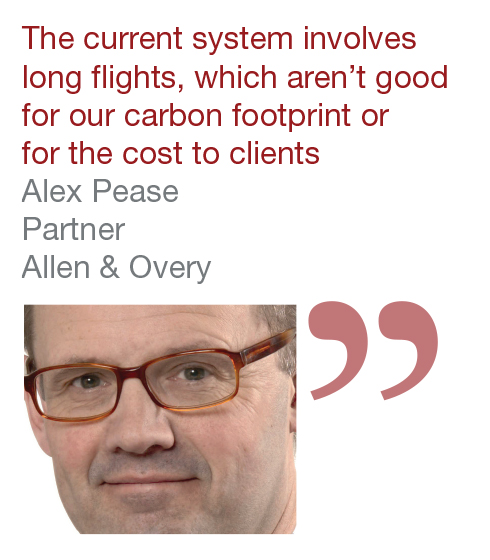 Alex Pease Partner Allen & Overy