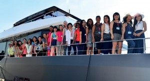 All Aboard! SCCA participants in the Women In-house Living Life Summit prepare to weigh anchor