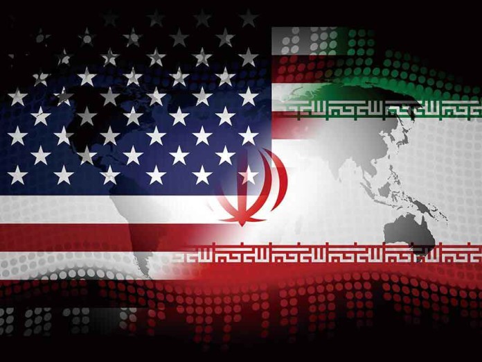 Us Iran Conflict And Sanctions Or Agreement. Trade Deals And Crisis Or Tension