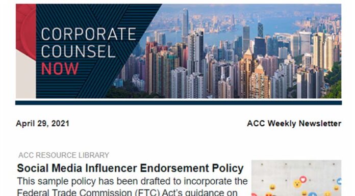 Association of Corporate Counsel HK launches AI-driven newsletter