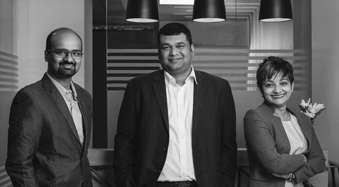 From left to right - Thriyambak Kannan, Rohan Cherian and Renu Gopalakrishnan