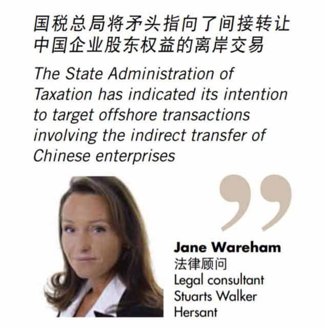 Jane Wareham 法律顾问 Legal consultant Stuarts Walker Hersant