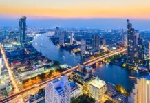 Thailand top lawyers A-List story, aerial skyline