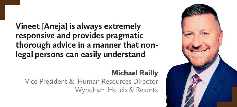 Quote from Michael Reilly, Wyndham Hotels & Resorts