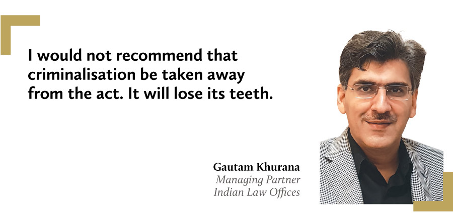 Cheques and balances Gautam Khurana