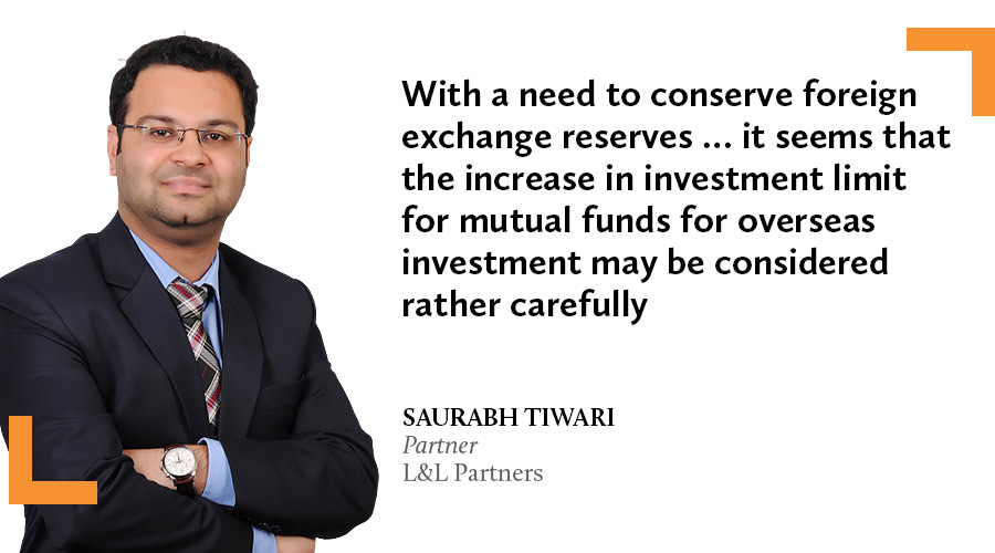 Time not ripe for mutual funds to buy offshore, Saurabh Tiwari