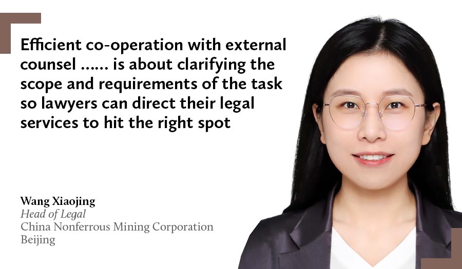 Wang Xiaojing, China Nonferrous Mining Corporation