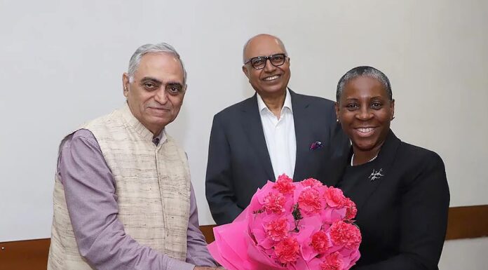 FICL hosts high tea for Law Society’s maiden visit, PK Malhotra, Ashok Sharma, Stephanie Boyce
