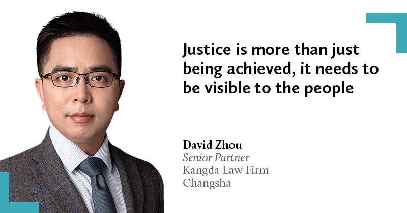David Zhou, Kangda Law Firm