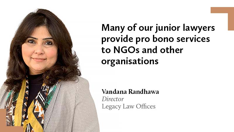 Vandana Randhawa, Legacy Law Offices
