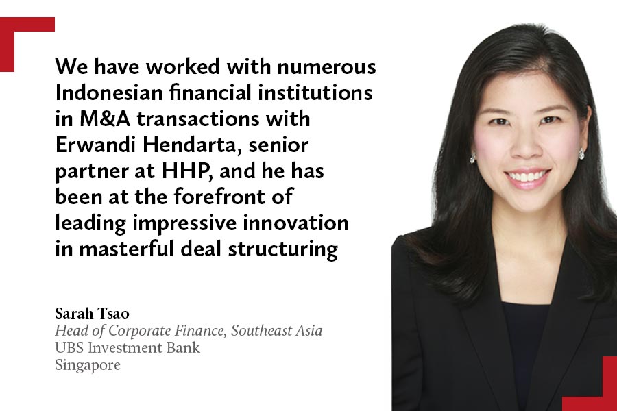 Sarah Tsao, UBS Investment Bank 