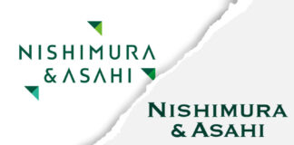 Nishimura & Asahi logo rebrand