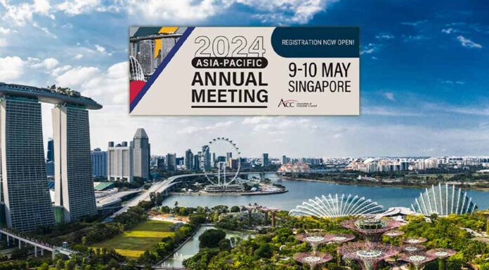 ACC plans May Asia-Pacific Annual Meeting in Singapore Asia-Pacific's Annual Meeting in Singapore