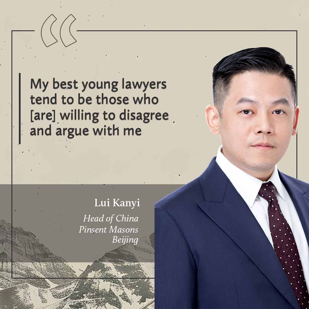 Lui Kanyi, Pinsent Masons