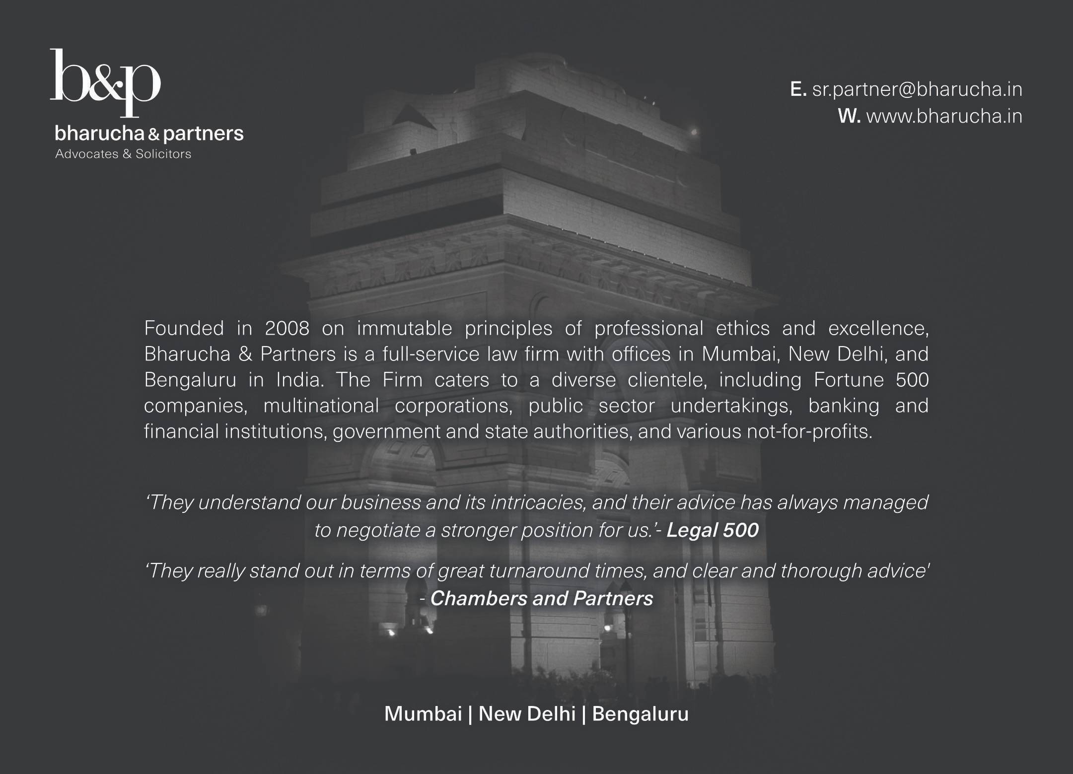 Bharucha - Partners - Ads IBLJ FOTY 2025