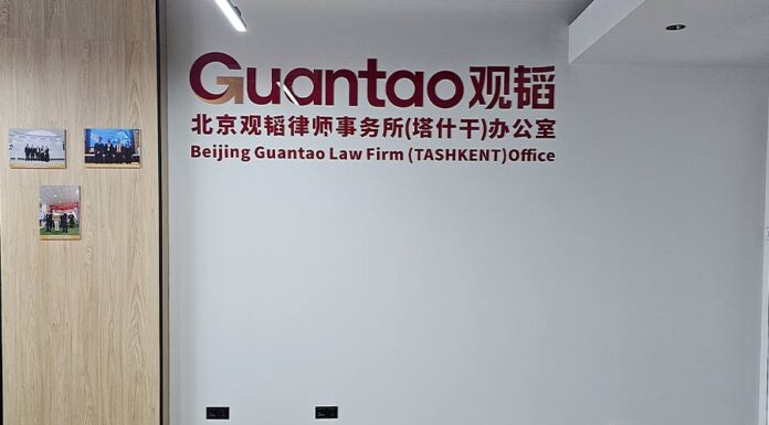 Guantao opens in Tashkent to bolster cross-border practice Guantao Law Firm opens Tashkent office