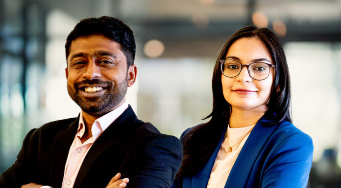 Souvik Roy and Kanishka Bajpai launch Mantrika Legal today Mantrika Legal Launch