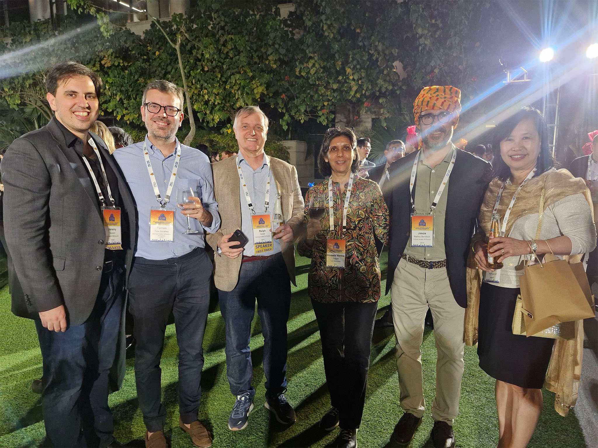 From left: Jeremy Iloulian, counsel at Cromwell, Ferran Foix, partner and Ralph Smith, International Counsel, both at Gómez-Acebo Pombo, Ameeta Verma Duggal, partner DGS Associates and Jesús Ibáñez Benlloch at Gómez-Acebo Pombo