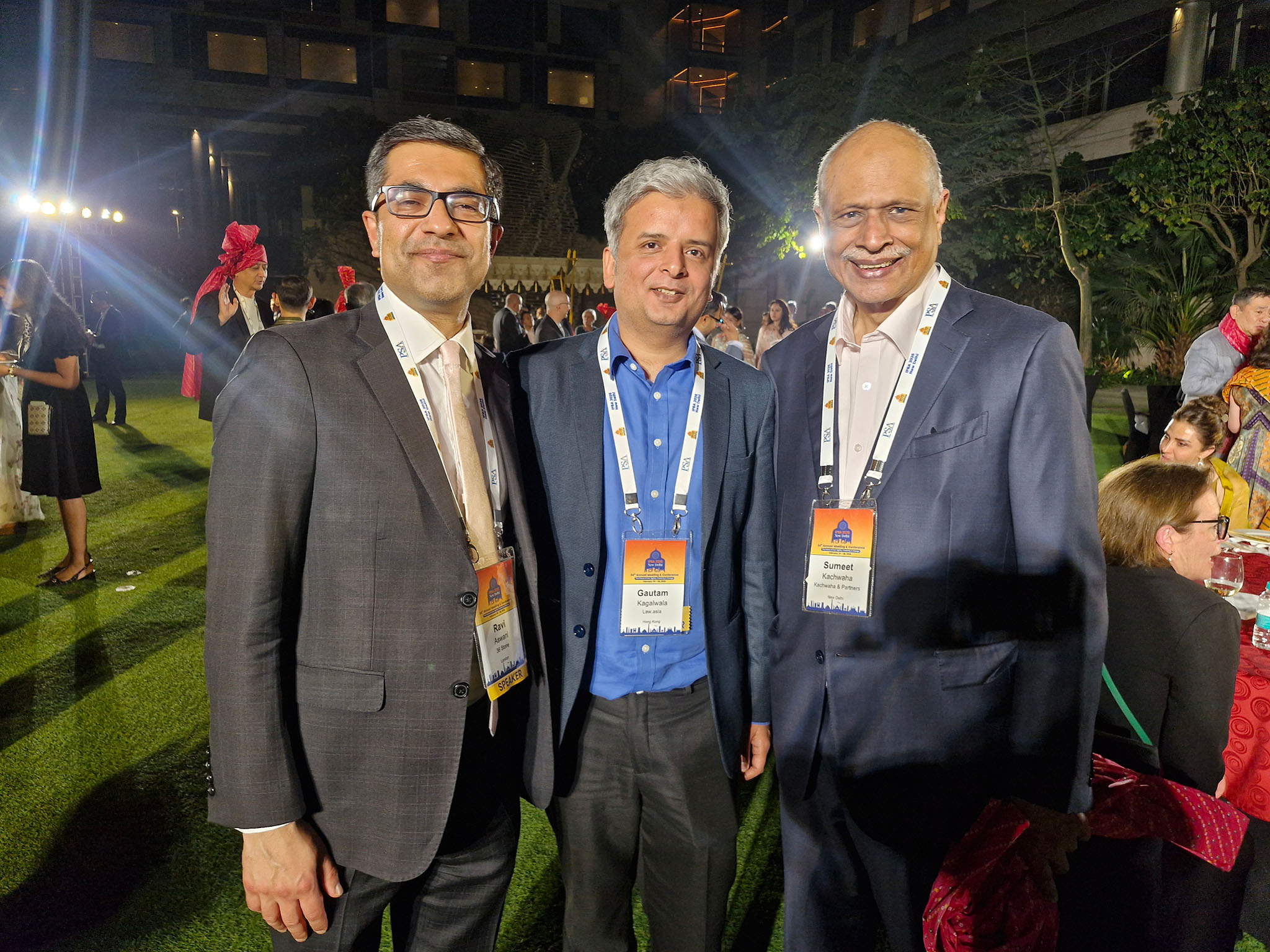 From left: Ravi Aswani, barrister, 36 Stone, Gautam Kagalwala, editor, IBLJ and Sumeet Kachwaha, partner at Kachwaha and Partners