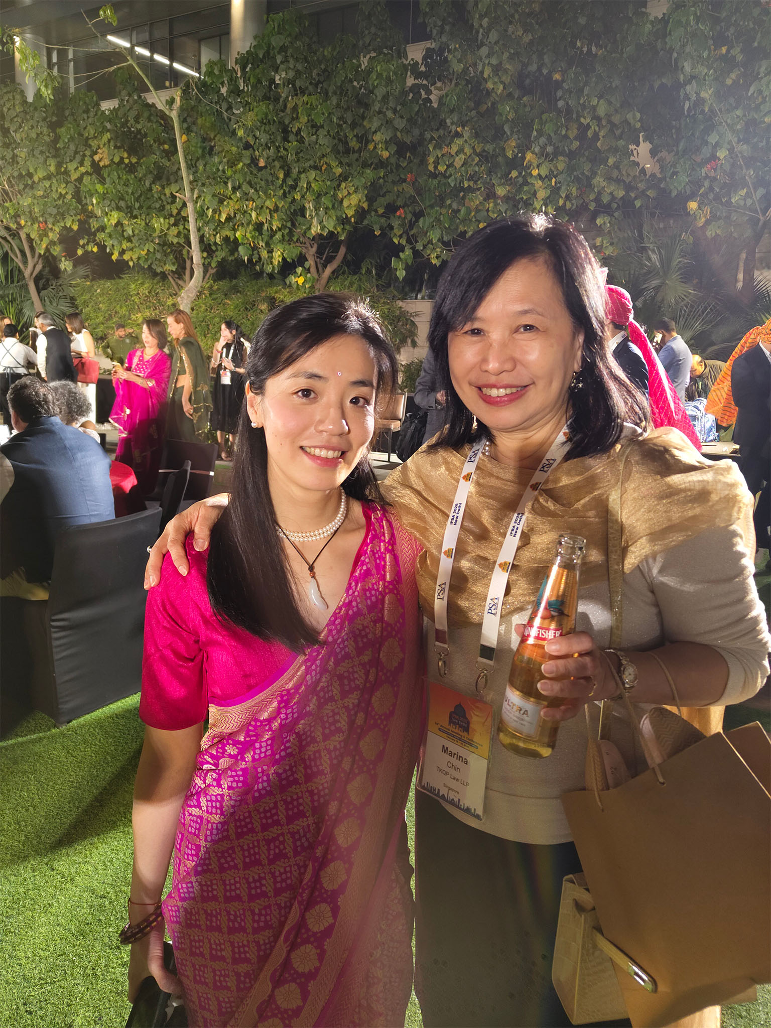From left: Yixiao Li, Gleiss Lutz, Stuttgart and Marina Chin, TKQP Law, Singapore