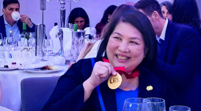 Cruz Marcelo MP is first Filipino LESI Gold Medal winner Patricia Bunye First Filipino LESI Gold Medal Winner