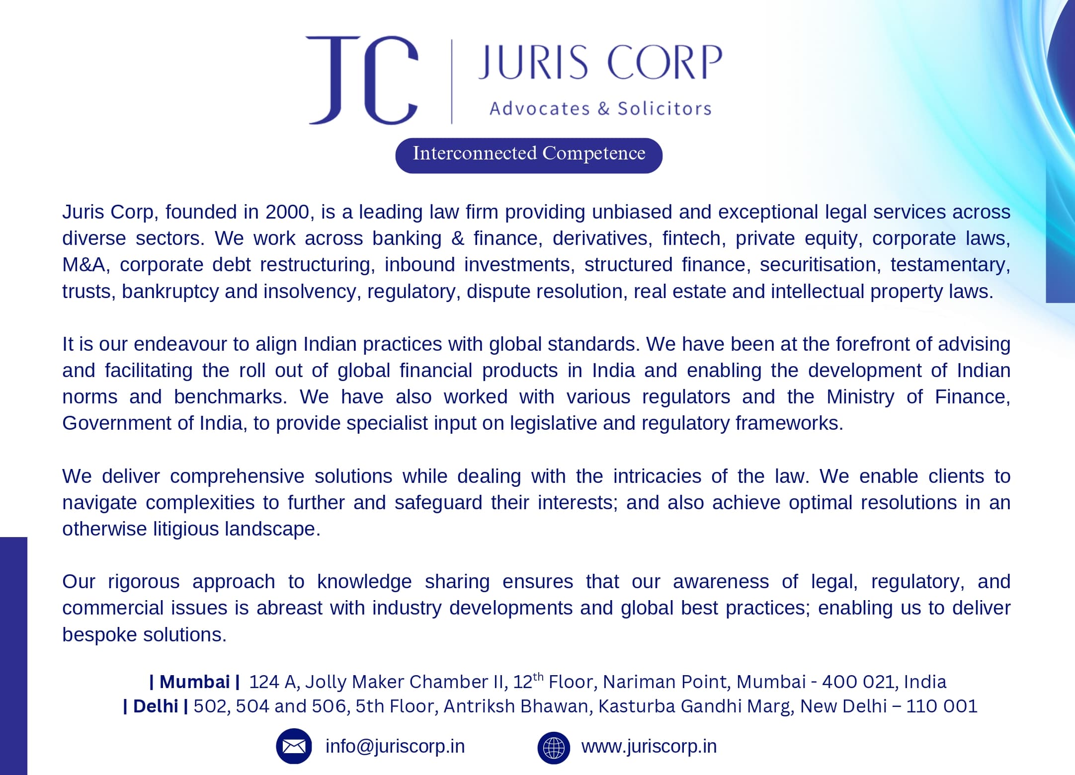 Juris Corp IBLJ FOTY 2026
