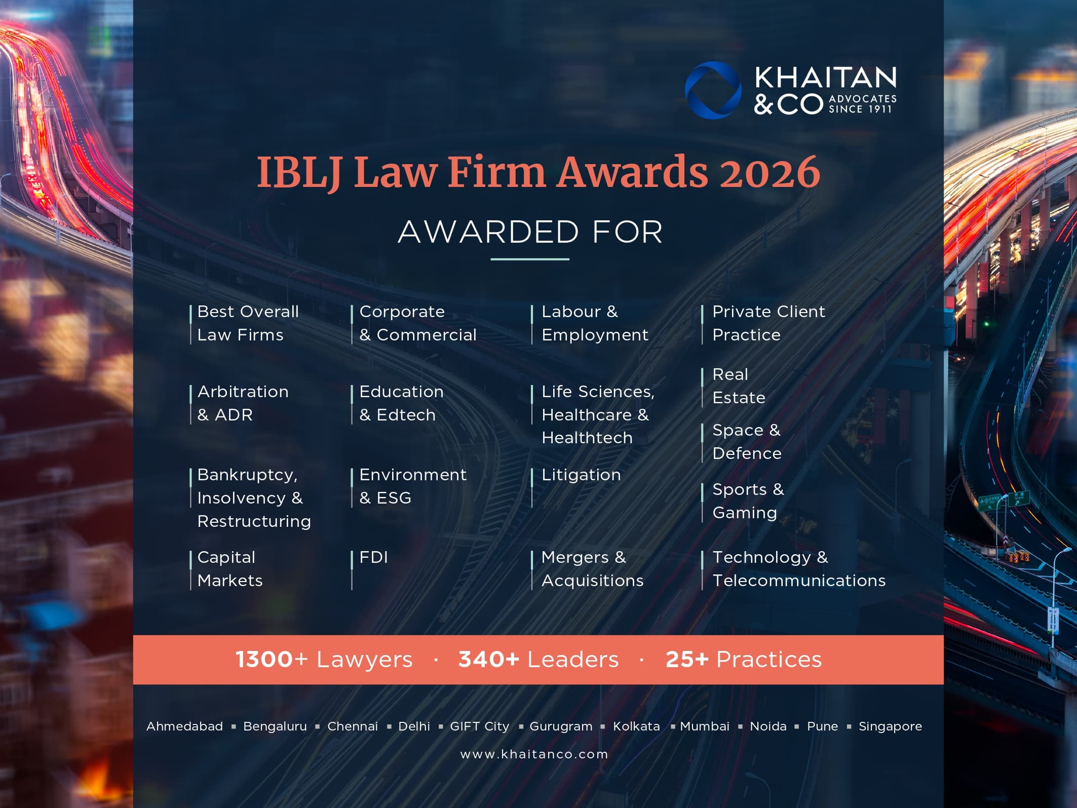 Khaitan & Co IBLJ FOTY 2026